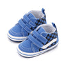 Lovely Newborn Baby Girl Boy Soft Sole Shoe Anti Slip Canvas Sneaker Trainers Prewalker Black White  0-18M