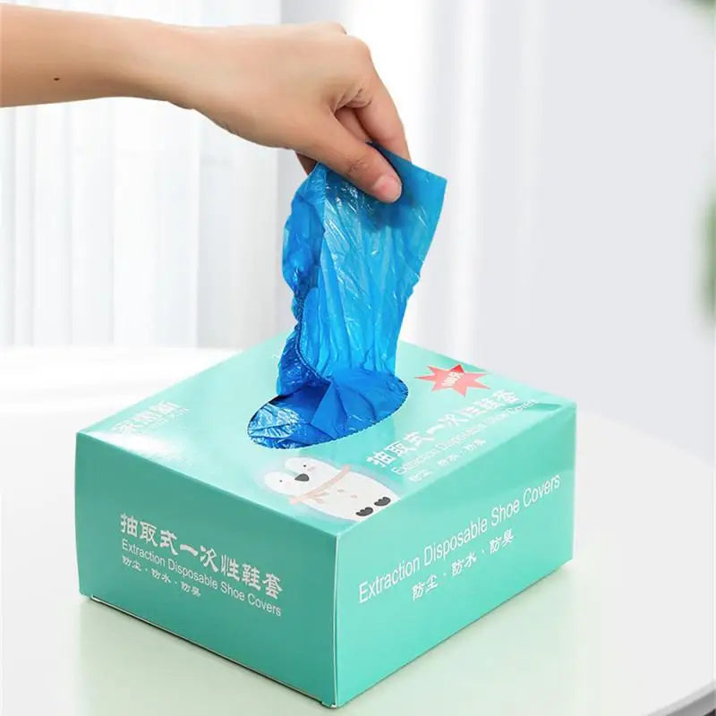 Disposable Shoe Covers Thickened Shoe Covers Superior Quality Shoe Dust Protection Tool Waterproof Non-slip Shoe Dust