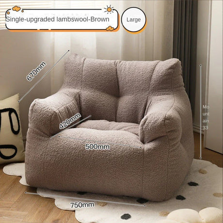 Children's Sofa Reading Book Corner Arrangement Baby Lazy Sofa Stool Sitting on The Ground Little Boy Cute Baby Small Sofa Chair