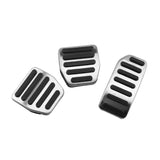 Stainless Steel AT MT Car Pedals Foot Rest Gas Brake Pedal Pad Cover for Volvo V60 V70 S60 S60L XC60 XC70 S80 S80L LHD