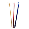 3PCS Aluminum Tunisian Afghan Crochet Hook Thread Needles Knitting Hand Knitting Tool 2.75mm 4.0mm 6.0mm