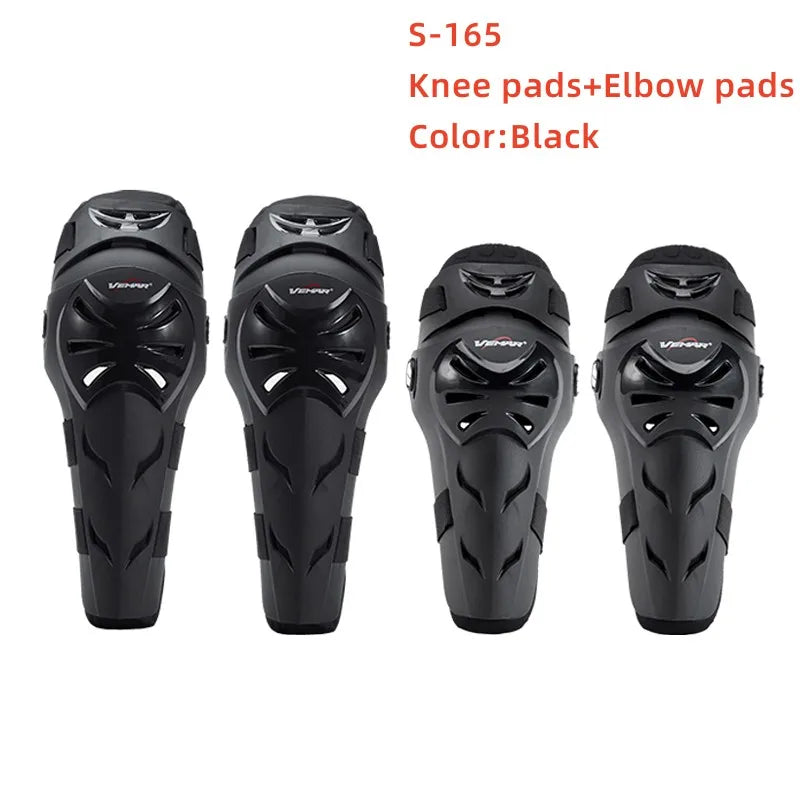 Fashion Motorcycle Elbow Pads VEMAR Motocross Small Kneepad Off-Road Racing Knee Brace Safety Protection Guards Protective Gear