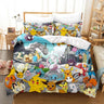 Pokemon Animation Derivatives Bedding Sets Australia / Europe / USA Full Queen King Size Kids Children Boys Quilt Duvet Cover