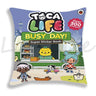 Toca Life World Pillow Case Home Decorative Toca Boca Throw Pillowcase 45*45cm Sofa Cartoon Cushion Covers Zipper Pillow Cover