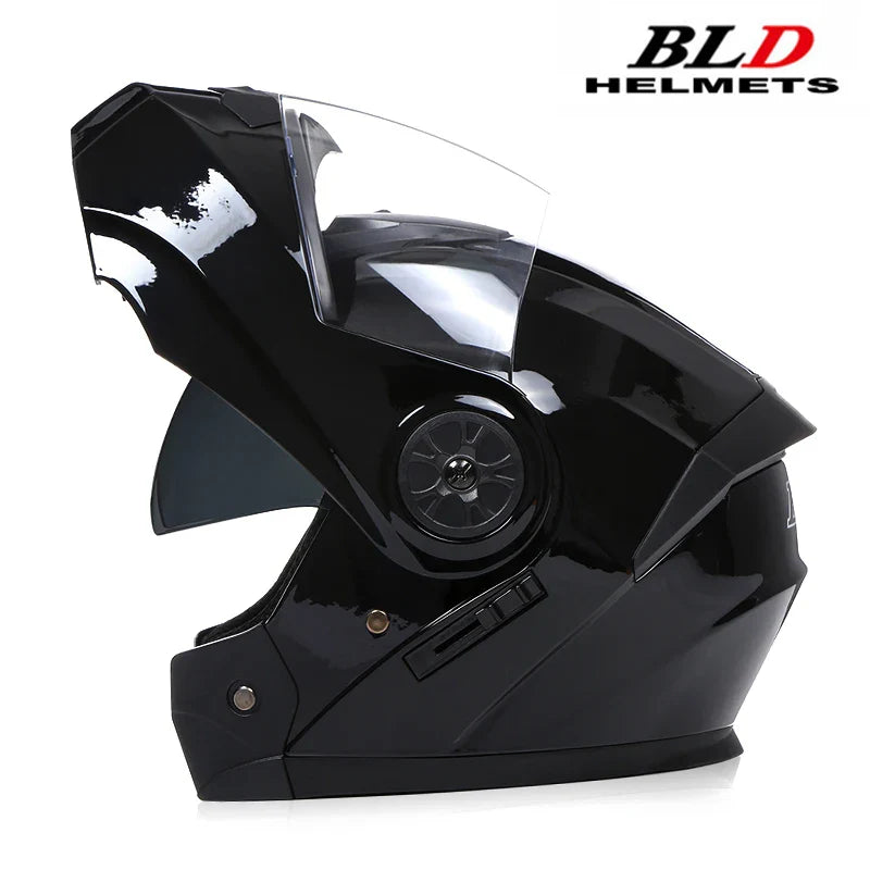 High Quality BLD Motorcycle Full Face Helmet Four Seasons Motocross Racing Modular Flip Up Casco Moto Men Women Off Road Helmet