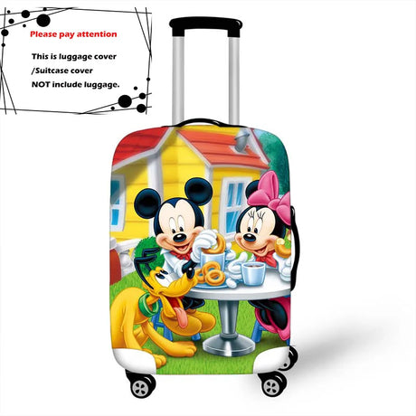 18-32 Inch Mickey Minnie Elastic Luggage Protective Cover Trolley Suitcase Protect Dust Bag Case Travel Accessories