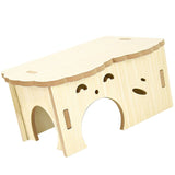 Hamster Wooden Nest Mouse Habitat House Pet Toys Hide Hideouts Bunny Rat Cage Decor Guinea Pig Cabin Summer