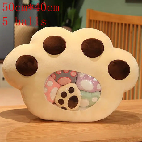 New Kawaii Animal Balls Pudding Candy Bag Pillow Plush Stuffed Mini Doll of Donut Boba Milk Tea Bat Newt Cat Nap Plushie