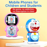 Kawaii Bandai Doraemon Action Toy Figures Model Mobile Phone Cartoon Cute Student Mobile Phone Girl Gift Animation Derivatives