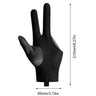 Billiards Glove Left Right Three Finger Snooker Billiard Glove Non Slip Stickers Elasticity Billiard Training Gloves Accessories