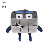 14-30cm Cartoon number Plush Doll Toy Educational Stuffed Movie TV number Toys Kids Gift early childhood education doll