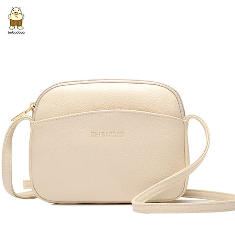 BeiBaoBao Brand Simple Cossbody Bags For Women 2022 Small Solid Color Women's Shoulder Bag Soft Pu Lady Messenger Shell Purse