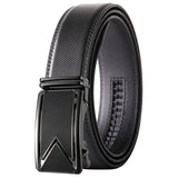 Plyesxale Men Belt 2024 Cowhide Genuine Leather Belts For Men Luxury Automatic Buckle Belts Brown Black Cinturones Hombre B55