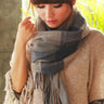 Winter Female Lattice Imitation Cashmere Scarf Autumn And Winter Thick Fashion Warm Wild Scarf Shawl