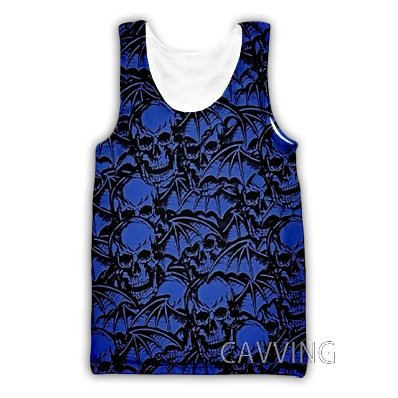 New Fashion Women/Men's 3D Print  Avenged Sevenfold  Rock Tank Tops Harajuku  Vest  Summer Undershirt Shirts Streetwear   V01