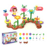 Flower Garden Building Toys Set For Kids Educational Activity for Preschool Toddler Creativity Stacking Block Games Gift