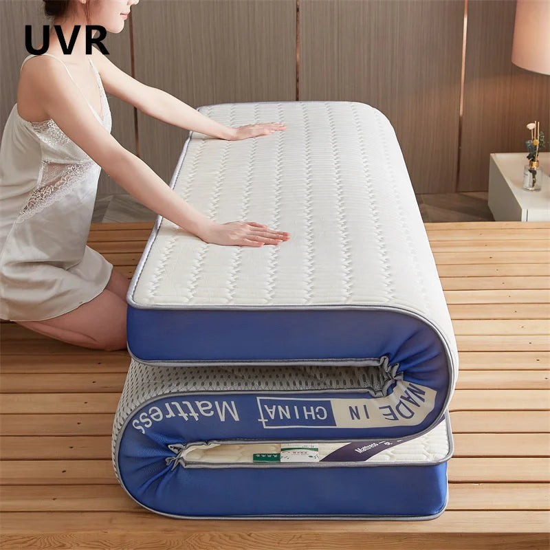 UVR Tatami High Rebound Memory Foam Filling Student Thickened Mattress Home Hotel Double Folding Latex Mattress Full Size