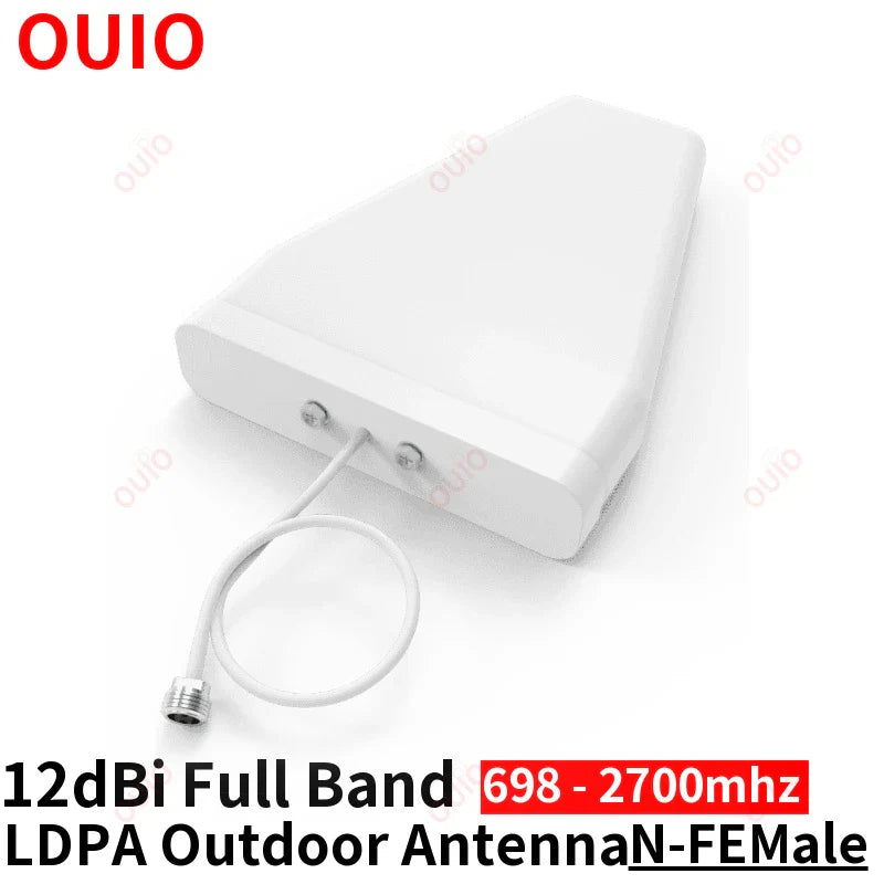 OUIO LDPA antenna gsm 2G 3G 4G Indoor Antenna 12dBi Outdoor Antenna LDPA 700-2700MHz For Mobile Phone Booster Signal Repeater