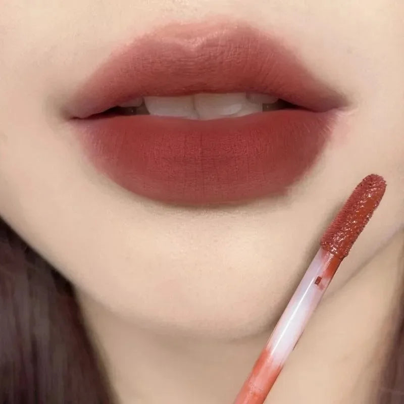 6 Colors Sexy Matte Lipsticks Waterproof Lip Gloss Long Lasting Non-Stick Cup Cheap Liquid Lipstick Korean Makeup Cosmetics