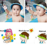 Adjustable Baby Shower Hat Toddler Kids Shampoo Bathing Shower Cap Wash Hair Shield Direct Visor Caps for Baby Care