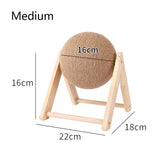 Cat Scratcher Toy Pet Scratching Ball Kitten Sisal Rope Cat Scraper Wear-Resistant Claw Sharpener Furniture Cat Sofa Protector