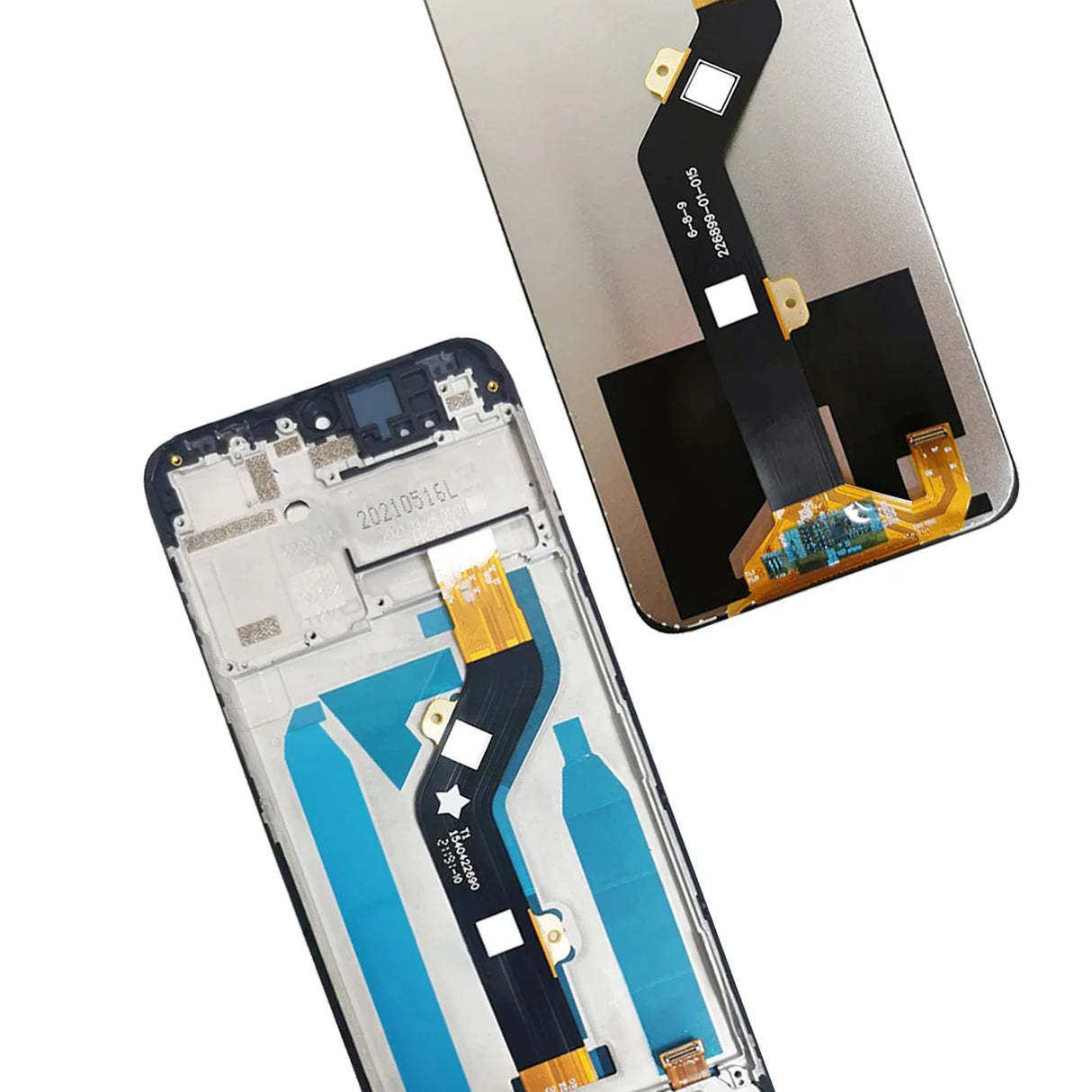 6.82" Display For Infinix Hot 11 X689F Helio G37 LCD Screen Touch Digitizer Sensor Hot11 X689F Assembly Replacement With Frame