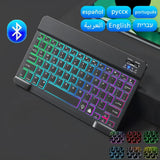 Wireless Bluetooth Keyboard 10inch Backlit Keyboard Backlight  Touchpad Keyboard Mouse For PC IOS Android Windows TV Box iPad