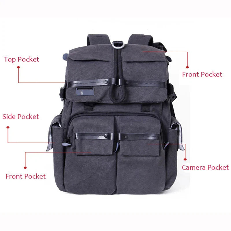 NG W5070 Camera Backpack Genuine Outdoor Travel Camera Bag DSLR Backpack