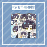 Zayne Qi Yu Animation Derivatives Mirror Anime Love and Deepspace Fold Mini Mirror Toy Figures Cute Cosplay Portable Accessories