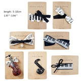 Hairpin Hair Clips Violin Musical Note Hair Clip for Girls Kids Hair Accessories