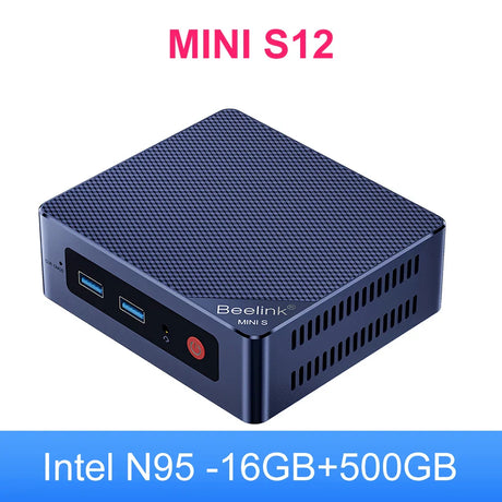 Beelink Mini S12 Pro Mini PC Win11 Intel N100 16GB 500GB Mini S N5095 1000M LAN Mini Computer Gaming VS J4125 GK Mini T8 Pro