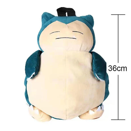 Cute Pokemon Mew Kawaii Japanese Style Plush Bag Gengar Eevee Snorlax Backpack Schoolbag Cosplay Props Fashion Gifts