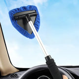 Car Windshield Window Cleaner Brush Telescopic Glass Cleaning Wash Tool Scraper Wiper Auto Window Anti-fog Defogging Brush