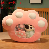 New Kawaii Animal Balls Pudding Candy Bag Pillow Plush Stuffed Mini Doll of Donut Boba Milk Tea Bat Newt Cat Nap Plushie