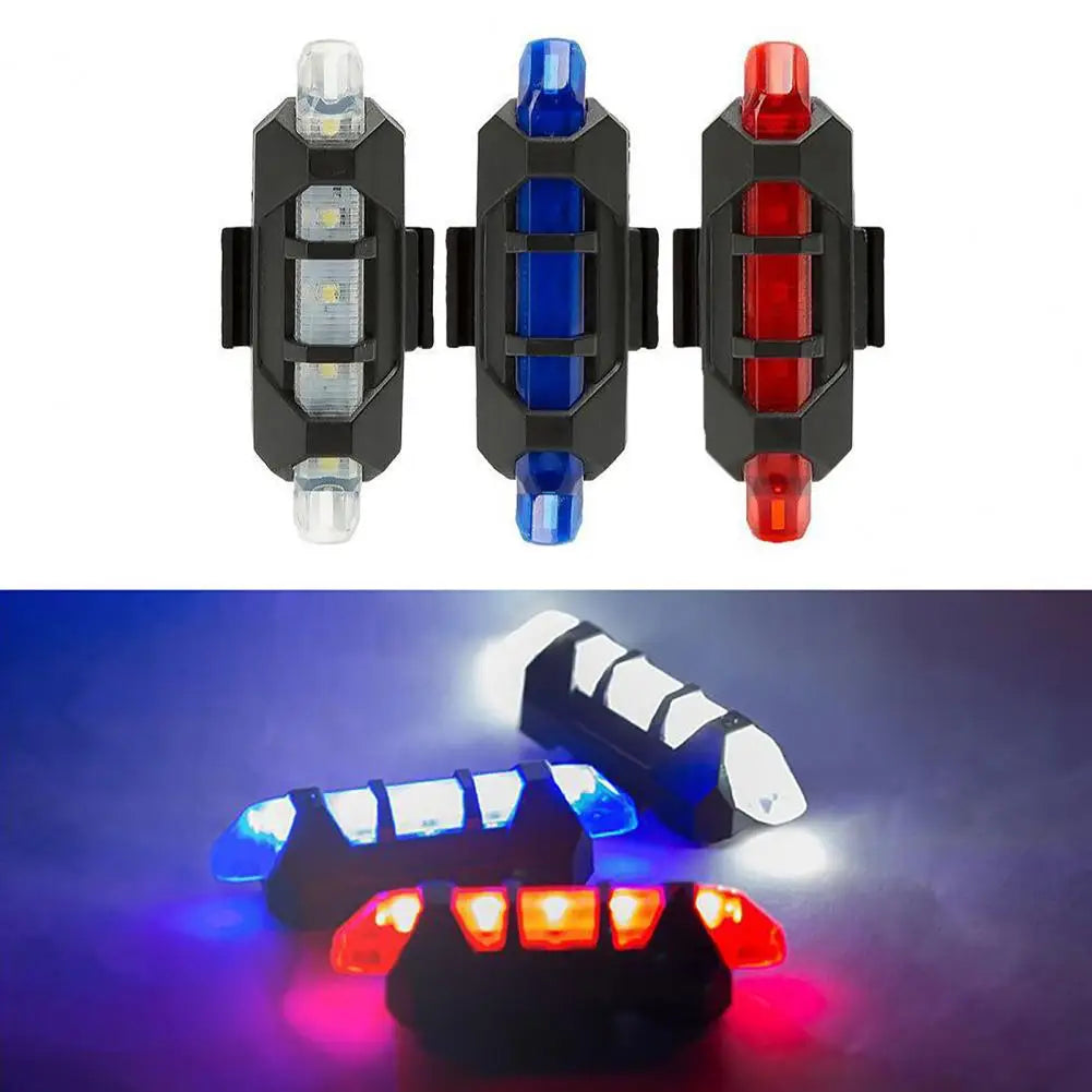 Bicycle Lights 1 Set Riding Tail Light High Brightness Waterproof Safety High Brightness LED Warning Light Bike Accessories