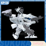 Games Armored Core Anime Figure 1/72 Kp-136 D-style 02 Assembly Model Kit Figurine White Glint Q Version Statue Collectible Toys