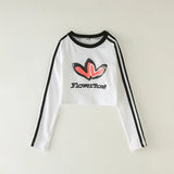 Jazz Dance Children's Trendy Autumn Street Dance Hiphop Training Dress Girl Model Naked Navel Walking Show Performance Dress