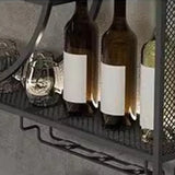 Hanging Display Wine Rack Wall Mounted Inverted Retail Modern Bar Cabinet Club Bottle Armario Para Vinos Home Furniture Unique