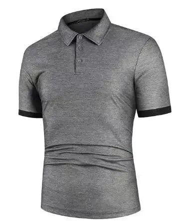 Covrlge Polo Shirt Men Summer Stritching Men's Shorts Sleeve Polo Business Clothes Luxury Men Tee Shirt Brand Polos MTP129