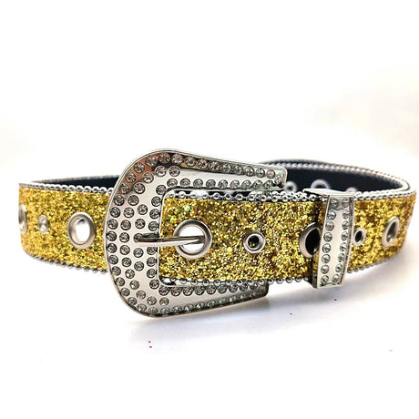 Goth for rhinestone Belts Women PU Leather Strap for rhinestone Belts Western Cowboy Y2K Girls Fashion Belt for Jeans Men