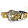 Goth for rhinestone Belts Women PU Leather Strap for rhinestone Belts Western Cowboy Y2K Girls Fashion Belt for Jeans Men