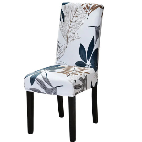 floral chair covers spandex elastic for dining room fully wrapped slipcovers for wedding hotel banquet chairs housse de chaise