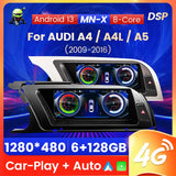 Android 13 CarPlay Auto Radio Intelligent System for Audi A4 B8 A5 2009 2010 - 2016 Car Multimedia Player Stereo GPS Navi Screen