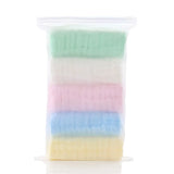 5pcs/batch thickened muslin 30X30cm cotton soft baby towel handkerchief bath care face cloth burp cloth