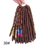 LUOYUDU Crochet Hair Dreadlocks Faux Locs Braiding Hair Extensions Synthetic Dreadlock Jumbo 10 inch 12 Strands Organic Hair