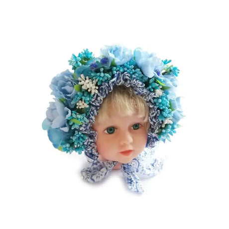 Head decoration flowers Newborn Photography Props Baby Flowers  Colorful Bonnet Hat Shooting Photo Props Posing Accessories