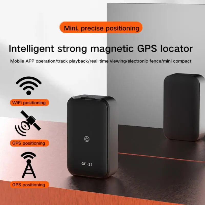 Top GF21 Mini GPS Real Time Car Tracker Anti-Lost Device Voice Control Recording Locator High-definition Microphone WIFI+LBS+GPS