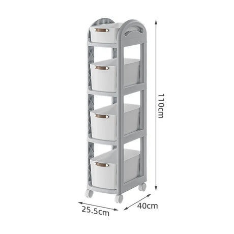 Movable Storage Trolley Kitchen Wheels Rack Small Mobile Trolley Kitchen Bathroom Snacks Moveis De Cozinha Restaurant Furiture