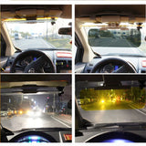 Car Sun Visor HD Anti-UV Day Night 2 in 1 Dazzling Goggle Vision Sun Block Anti-Dazzle Sunshade Rotatable Clear Driving Mirror