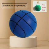 24CM Size 7 Bouning silent ball basketball mute ball basketball Football Full Foam Sports Toy Kids Adult Christmas Gift